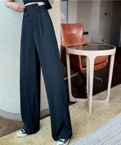 ワイドパンツ | ハイウエストレディース 無地