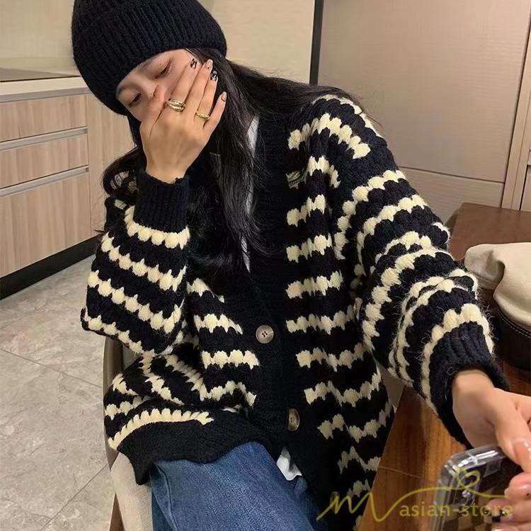 カーディガン | ニットレディース 2022秋冬 羽織り ニット アウター セーター フロントボタン 長袖 秋ニット 通学通勤 トップス 大人 20代50代