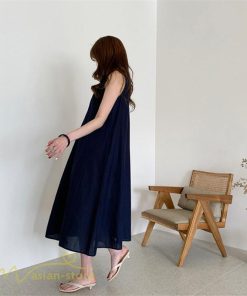 マキシ | ワンピース ノースリーブ 夏服 麻混 リネン混 春夏 カジュアル Aラインワンピース 綿麻 レディース フリーサイズ 夏 ロング丈 ギャザー きれいめ 無地