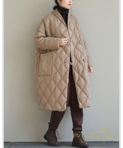 ダウンジャケット コート | キルティングコート ロングコート レディース アウター 防寒 ダウン 中綿 秋 冬アウター 長袖 冬服 キルティングジャケット 大きめ ゆったり 立てネック