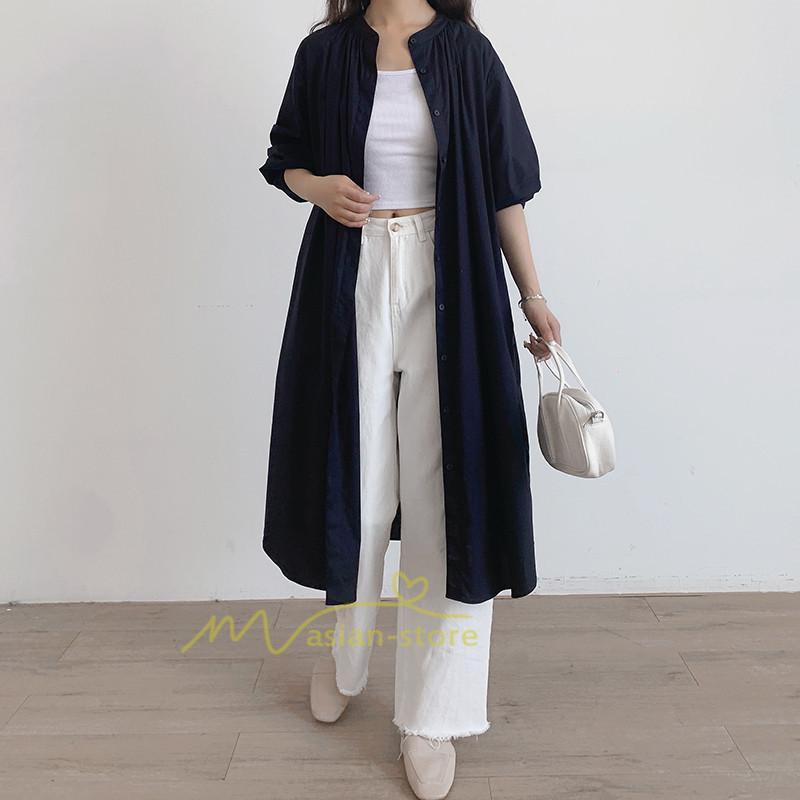マキシ | 新作 シャツ シャツワンピ アウター 羽織り 長袖 ロングシャツ ロング ワンピース 無地 レディース ファッション 40代 30代 カジュアル 20代 通勤 きれいめ