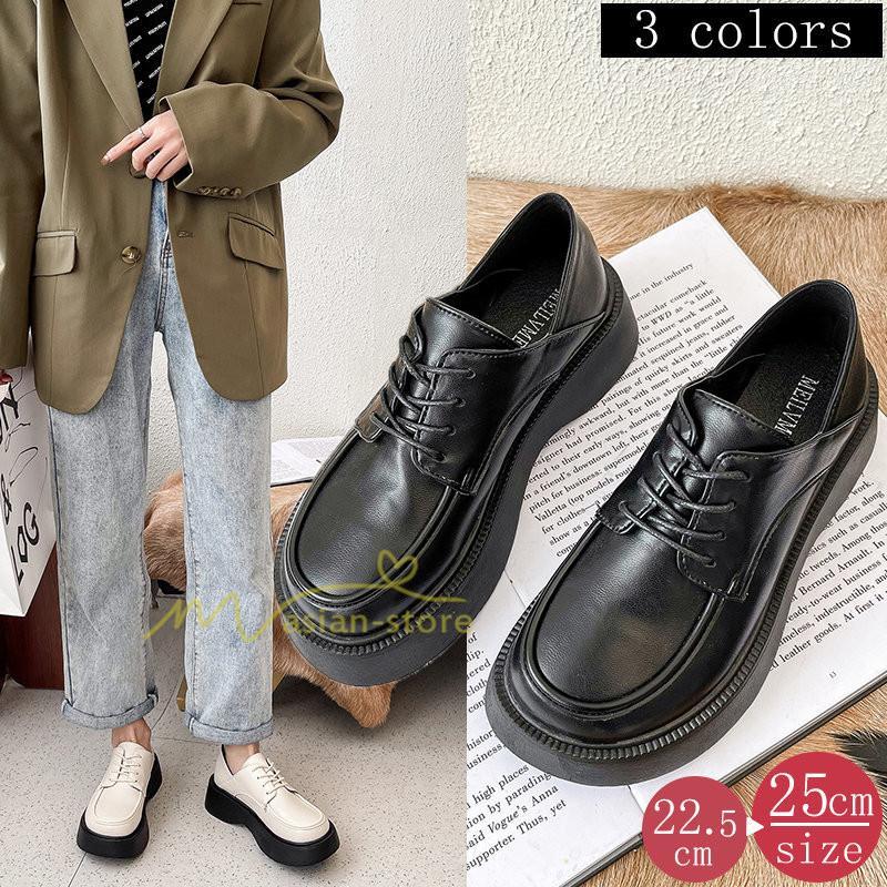 ローファー | レディース 痛くない ローヒール 楽 大人 黒 ブラック 柔らかい 歩きやすい レースアップ カジュアル 通勤通学 20代30代40代 レザー調 履きやすい