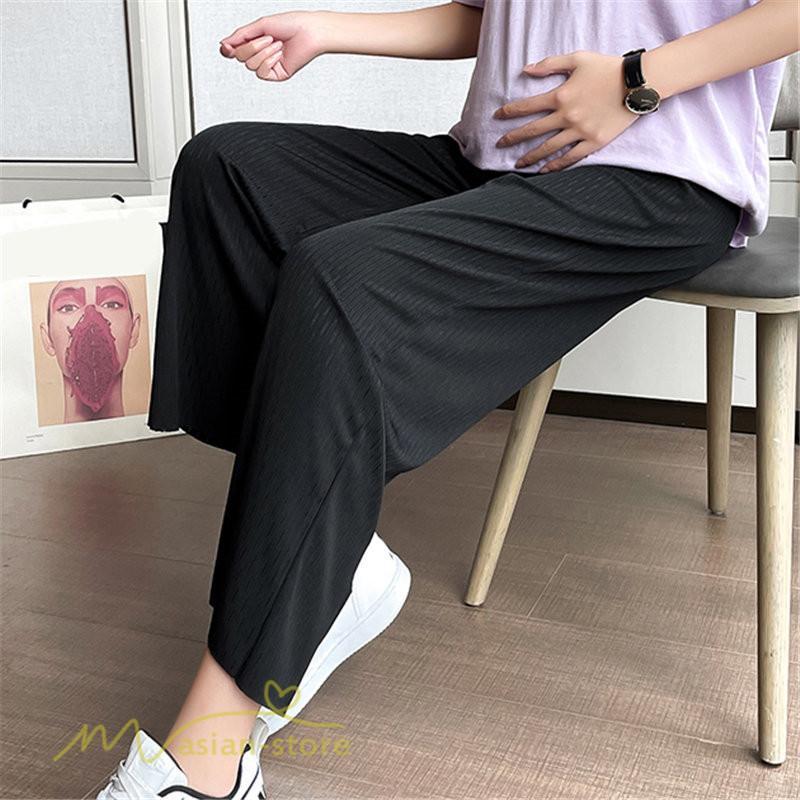 パンツ レギンス | マタニティ パンツ レディース 着痩せ 上品 マタニティウェア ローウエスト ワイドパンツ マタニティパンツ 妊婦服 夏服 薄手 サマーパンツ お出かけ 9分丈 夏