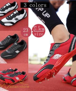 メンズ靴 | スパイク 陸上スパイク メンズ レディース 男女兼用 短距離 ショートスプリント 走幅跳 棒高跳 スポーツ ローカット カジュアル オールウェザー 通気性