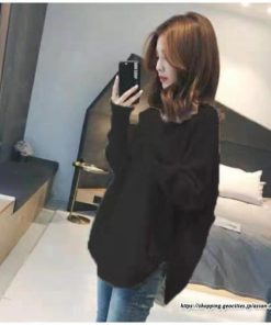 ニット・セーター | ニット レディース 秋 秋服 トップス セーター 秋服コーデ 長袖 Vネック オフィスカジュアル プルオーバー ゆったり 大きめ ラウンドヘム模様編みニット 冬服