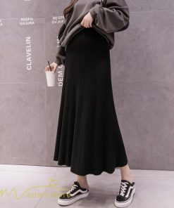 スカート | マタニティフレア 秋 冬 妊婦服 マタニティウェア 産前 産後 シンプル きれいめ 大きいサイズ Aライン ウエスト調整 体型カバー ひざ下