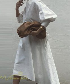 マキシ | サマーワンピース レディース 着痩せ 無地 Vネック 7分袖 コットン ゆるワンピース ゆったり ロングワンピース 夏服 ワンピース 夏 きれいめ トレンド ロング丈