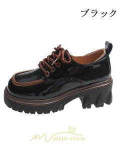 ローファー | レディース 厚底 厚底靴 韓国 おしゃれ 個性的 かわいい 軽量 美足 脚長 シューズ 送料無料 10代20代30代40代 靴 ガールズ 派手