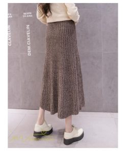 スカート | マタニティ秋 冬 ニット コーデ ロング丈 Aラインマタニティウェア 産前 産後 ゆったり ウエスト調整 きれいめ ハイウエスト 上品