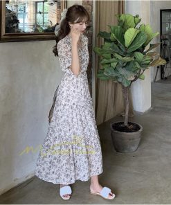 マキシ | ワンピース レディース 夏 40代 きれいめ 膝丈ワンピース 半袖 シフォンワンピ フリル ロング丈ワンピ オシャレ 着痩せ カジュアル 上品 上品 エレガント 新作