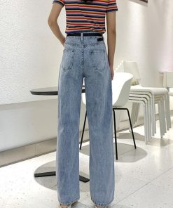 デニム | ヴィンテージライクデニム パンツ ボトムス ハイウエスト シンプル カジュアル レディース