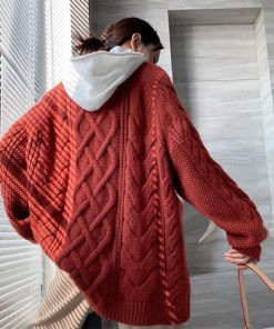 ニット・セーター | 韓国風 ケーブル編み ニット レディース