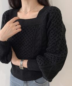 ニット・セーター | 韓国 ケーブルニット レディース 秋冬