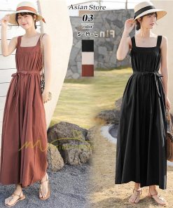 オーバーオール サロペット | サロペット レディース 夏 40代 50代 サロペットパンツ オーバーオール 着痩せ 気質 無地 おしゃれ カジュアル 新作 ファッション ワイドパンツ リネン コーデ