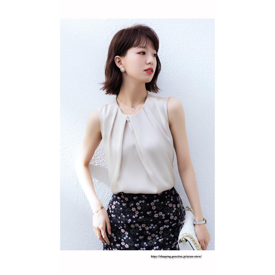 キャミソール タンクトップ | タンクトップ レディース 秋 秋服 レイヤード インナー ノースリーブ ベーシック しわにくい とろっと滑らかな肌触りの落ち感素材 重ね着 夏秋物