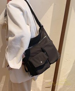 女性用バッグ | ショルダーバッグ レディースバッグ 2way 斜めがけ 肩掛けバッグ 通勤 通学 買い物 エコバッグ ファスナー 旅行 シンプル 大学生 おしゃれ ポケット多い