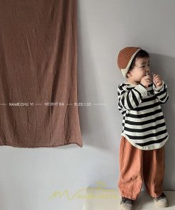 衣装 服 | 子供服 長袖Tシャツ キッズ 男の子 女の子 ロンT トップス 長袖 コットン 春 秋 カジュアル ボーダー柄 ナチュラル 可愛い 男女兼用
