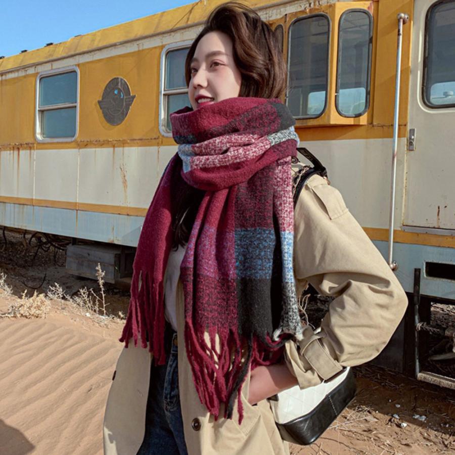 マフラー | チェック柄 ストール レディース 大判