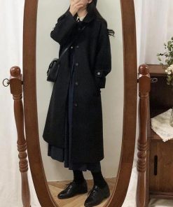 トレンチコート | ステンカラーコートレディース中綿コート冬