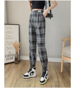チノ・テーパード・ジョガー・スキニーパン | ジョガーパンツ レディース パンツ スウェット ジャージ ストレッチ ズボン スポーツ トレーニング チェック柄 高見え 細見え 秋 夏 冬 運動 春