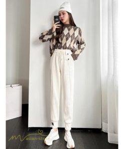 チノ・テーパード・ジョガー・スキニーパン | テーパードパンツ 厚手 裏起毛 レディース パンツ ロング丈 着痩せ ウエストゴム 秋冬コーデ 白 黒 おしゃれ ハイウエスト 暖かい 防寒 カジュアルパンツ