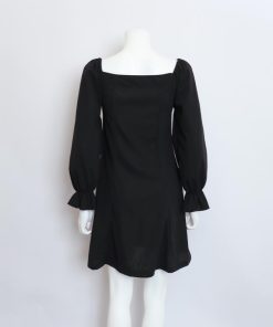 ワンピース | スクエアネック レディース黒