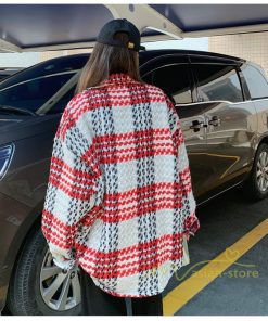 コート・ジャケット | ツイードジャケット レディース 30代 メンズ 男女兼用 長袖ジャケット ロング丈ツイードコート アウター 秋服 ゆったり 羽織り 大人 ジャケット 大きめ