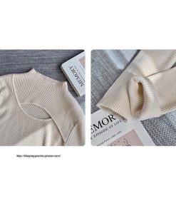 ニット・セーター | カットソー ニット レディース リブニット 長袖 秋冬 春 トップス スリム ストレッチ インナー 無地 通学通勤 着痩せ 長袖カットソー 長袖ニット プルオーバー