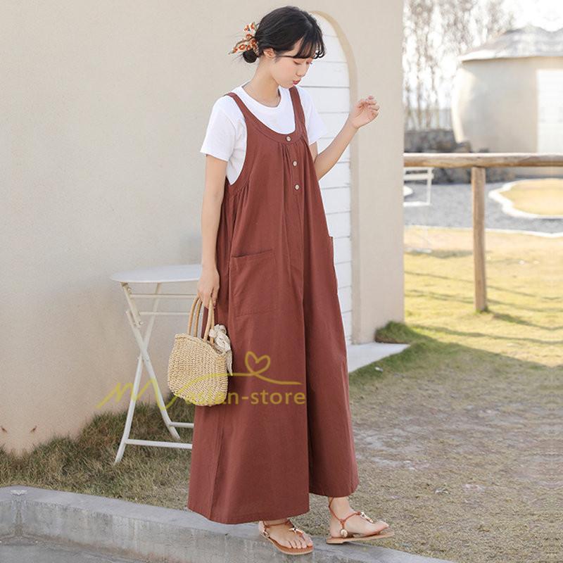 オーバーオール サロペット | サロペット レディース オールインワン 春夏 パンツ オーバーオール 秋冬 楽ちん ゆったり 無地 体型カバー カジュアル 気質 着痩せ ワイドパンツ 無地