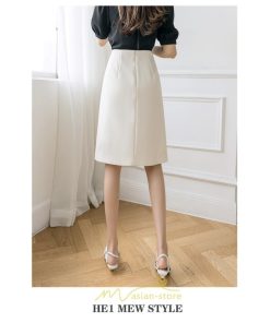 スカート | 膝丈 ひざ丈 Aラインスリット レディース 夏 おしゃれ 夏大人カジュアル 脚長 着痩せ ハイウエスト 上品 春夏秋冬 セクシー