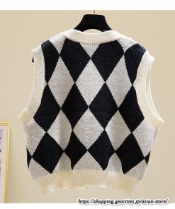 ベスト | ニットレディース トップス Vネック タンクトップ ノースリーブ 袖なし インナー ニット 重ね着風 レイヤード風 20代30代 セーター 女ニット