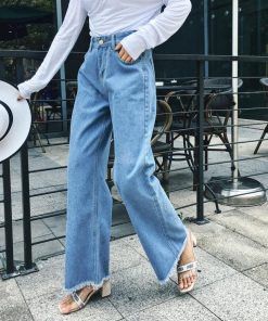 ジーンズ、デニム | 短納期ワイドパンツ デニムパンツ ロングパンツ ジーンズ パンツ 大きいサイズ ハイウエスト 2019新作 ストレッチ レディースボトムス デニムズボン