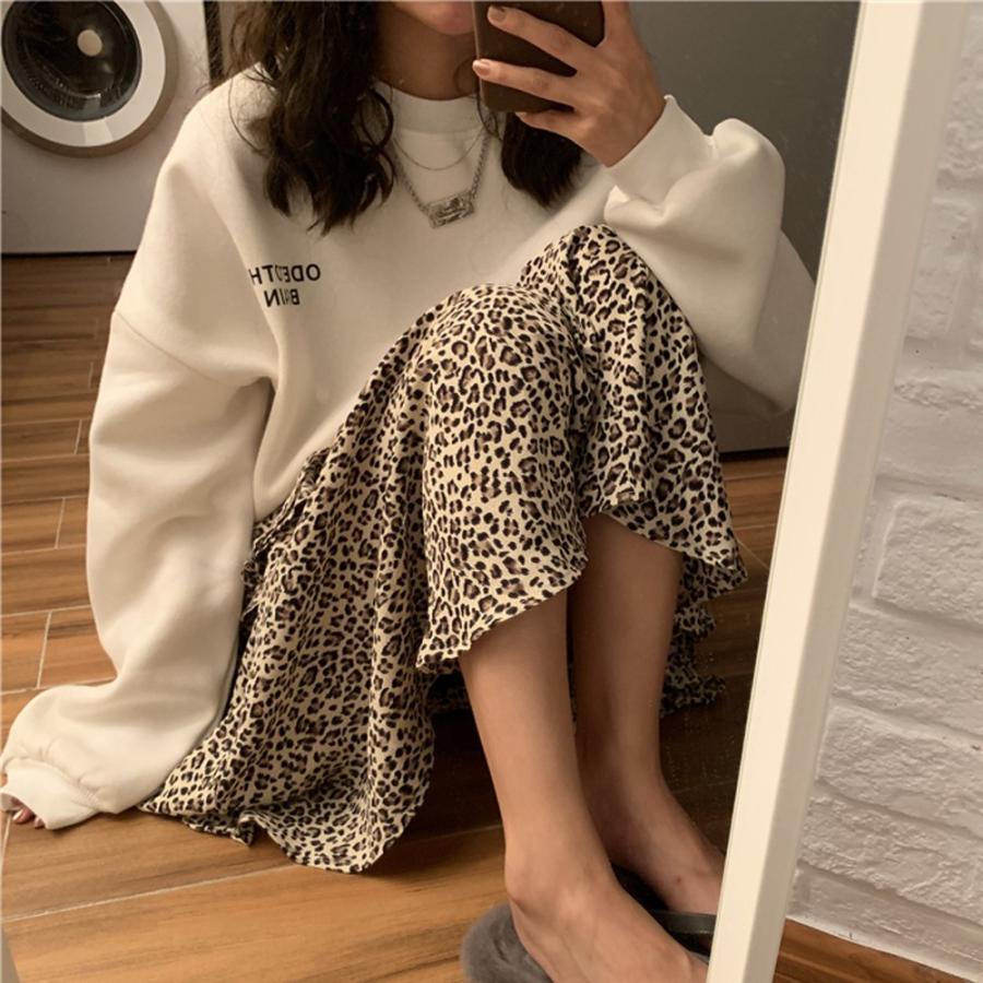 パーカ | 裏起毛 オーバーサイズ プルオーバー 体型カバー 長袖 トップス トレーナー スウェット レディース