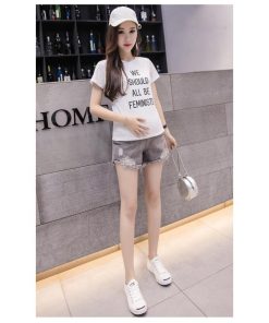 パンツ レギンス | マタニティパンツ 夏パンツ ショートパンツ デニムパンツ 夏マタニティ 産前産後 妊婦 妊娠 ママ パンツ サマー お腹包む ダメージ加工 可愛い ゆったり