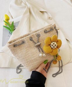 女性用バッグ | かごバッグ レディース カゴバッグ おしゃれ 夏バッグ 籠 バック 浴衣 ゆかた 軽い トートバッグ  軽量 旅行 夏 30代 2022 40代 春 50代