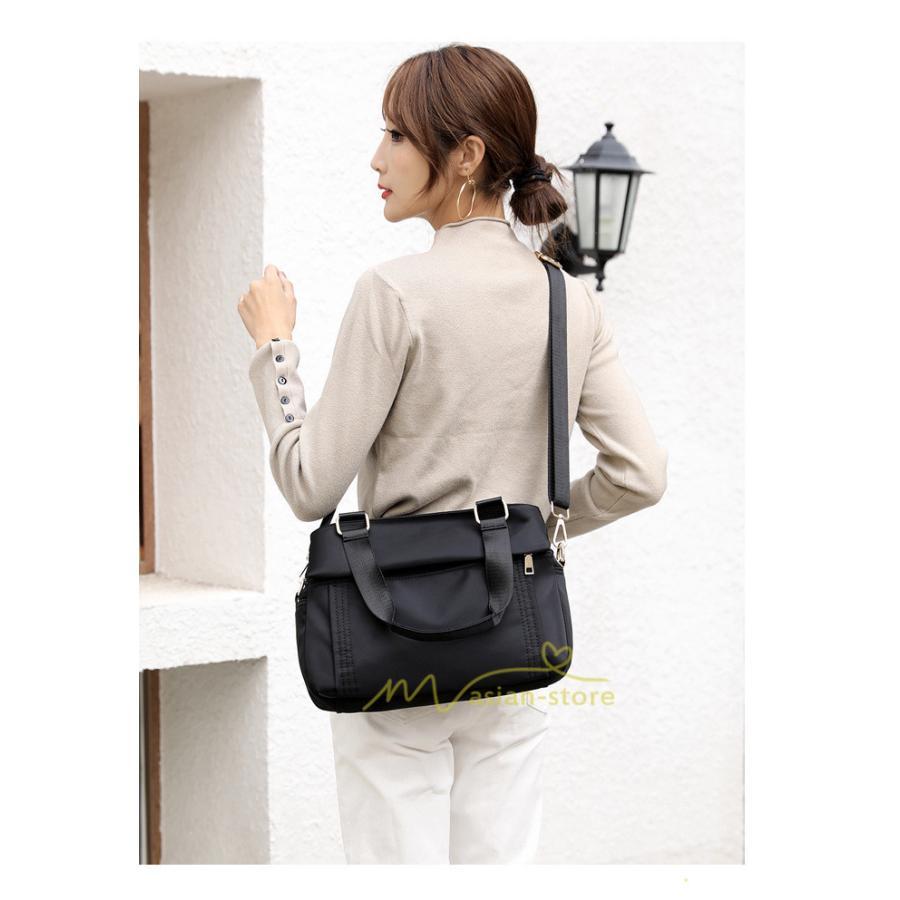女性用バッグ | トートバッグ レディース ショルダー ハンドバッグ 3way 肩掛け ナイロン 通勤 通学 無地 シンプル 人気 上品 20代30代40代 トレンド 激売れ お出かけ 着回し