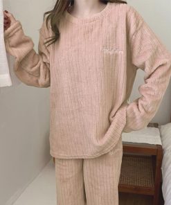 インナー・ルームウェア | フリースパジャマ上下セットレディース