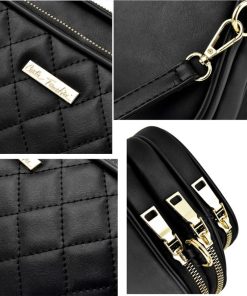 ショルダーバッグ | 3ポケット 大人 キルティングバッグ 斜めがけ 軽量 レディース コンパクトバッグ マザーズバッグ