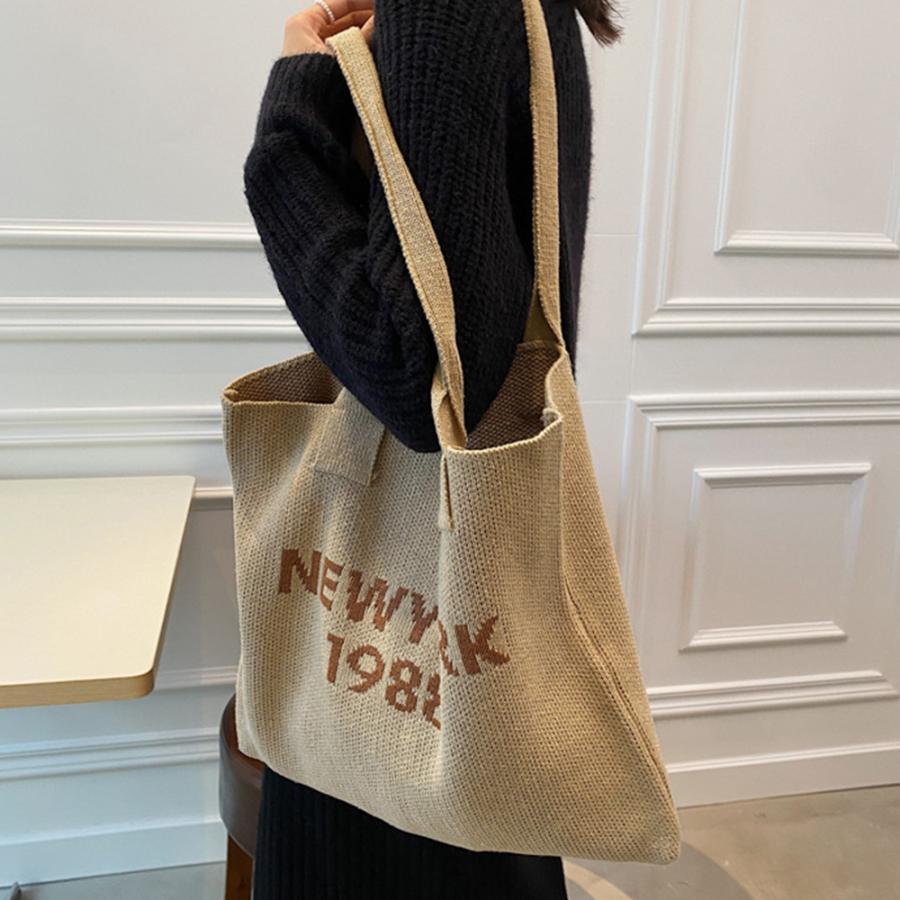 トートバッグ | ニット レディース 秋冬