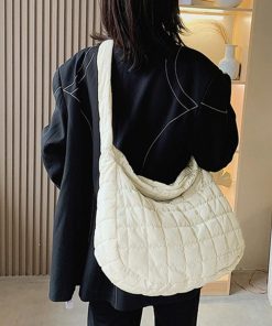 トートバッグ | キルトショルダーバッグダウン風レディース