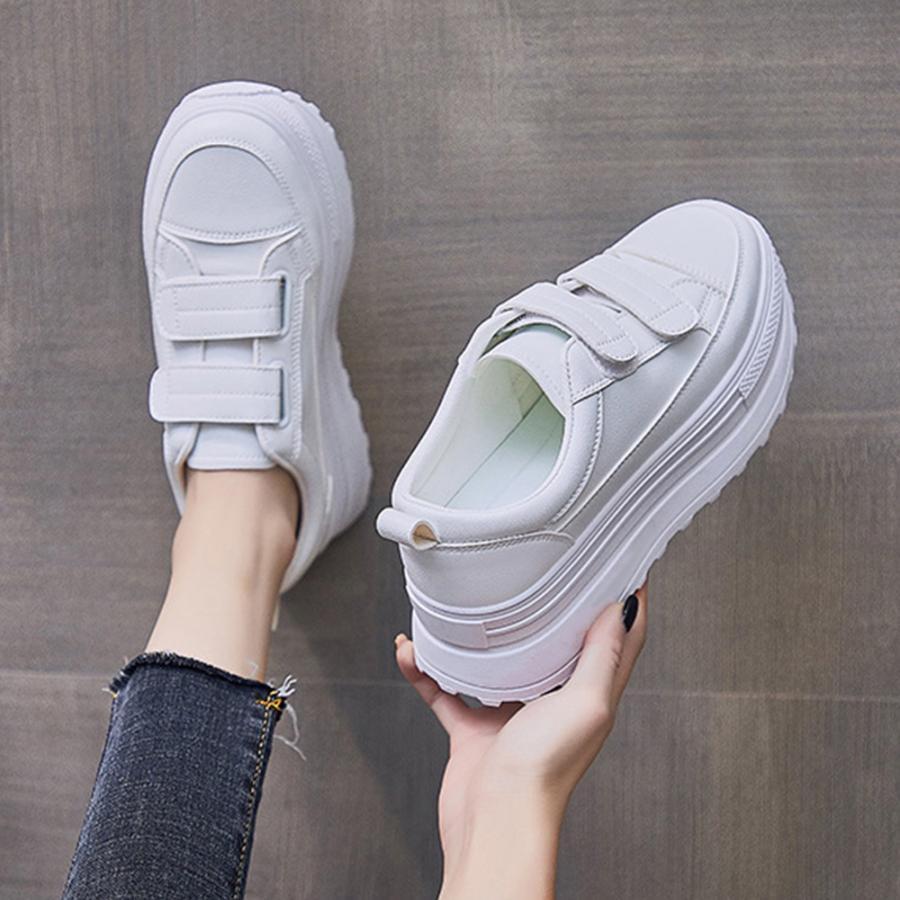 ショートブーツ | 厚底スニーカー韓国風ボリュームソール春夏