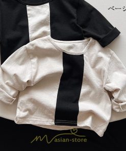 衣装 服 | 子供服 子ども服 長袖Tシャツ キッズ ベビー 女の子 ロンT トップス 長袖 男の子 男女兼用 可愛い シンプル オシャレ 柔らかい コットン 高品質 着替え