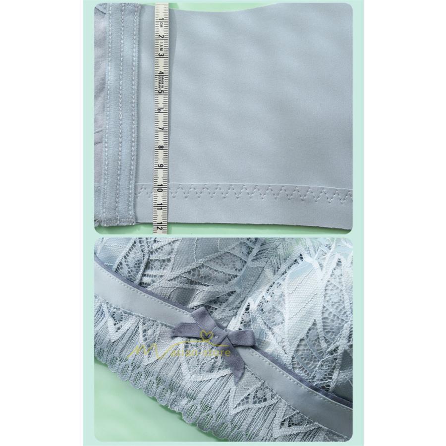 ショーツ | 胸 小さく 見せる ブラ 大きいサイズ クラッシィワイヤレスブラ ボタニカルレース ブラジャー フルカップ 20代30代40代50代60代 ノンワイヤー 補正 上品 下着