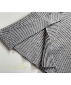 スカート | ニットタイトストレッチスリット入れロング丈 ミモレ丈 ハイウエスト 秋冬 ウエストゴム 美シルエット 楽チン