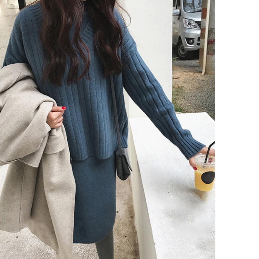 ニット・セーター | 韓国風 ニット セットアップ レディース