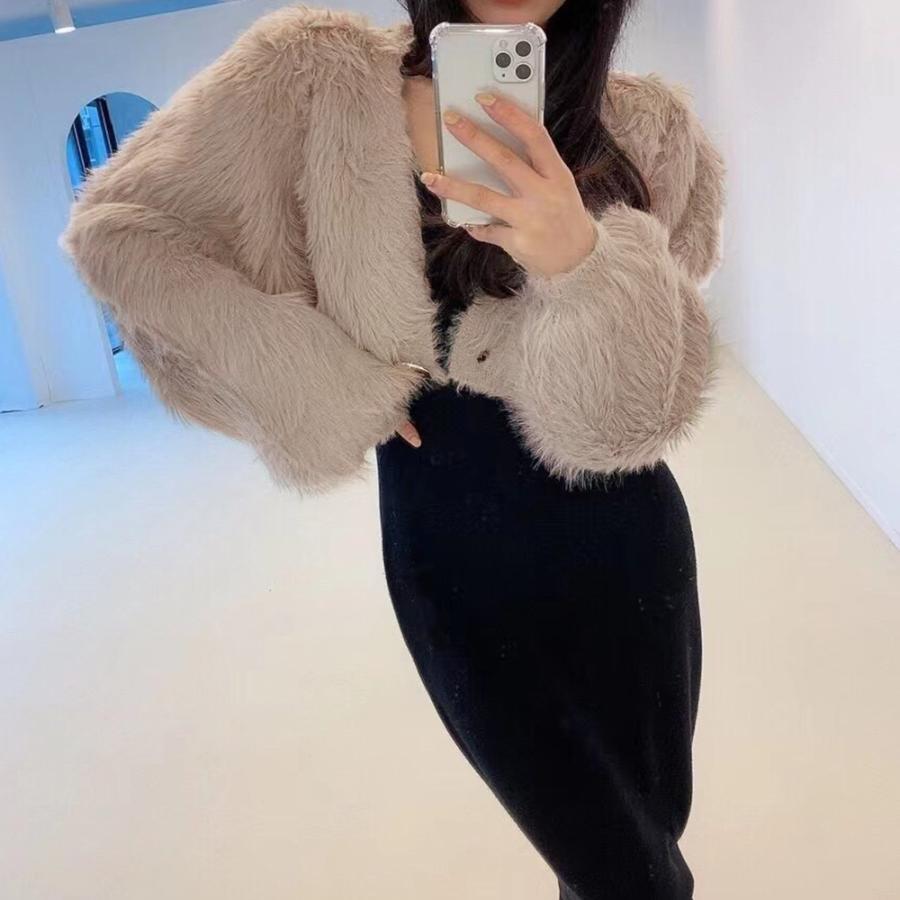 ジャケット・ブルゾン | ファーコート フェイクファー ショート丈