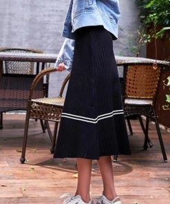 フレアスカート | ニット 着やせ 秋冬