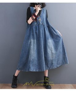 オーバーオール サロペット | オーバーオール デニムサロペットスカート ロングスカート ジャンパースカート デニムスカート レディース ポケット 大人 無地 20代30代 キュート 40代