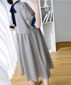 ワンピース | マタニティレディース マタニティウェア 夏 韓国風 Aライン 半袖 柄 産前 マタニティ サマー送料無料 膝丈 お出かけ 大きいサイズ 上品