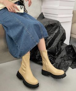 ショートブーツ | 厚底 レディース靴 韓国